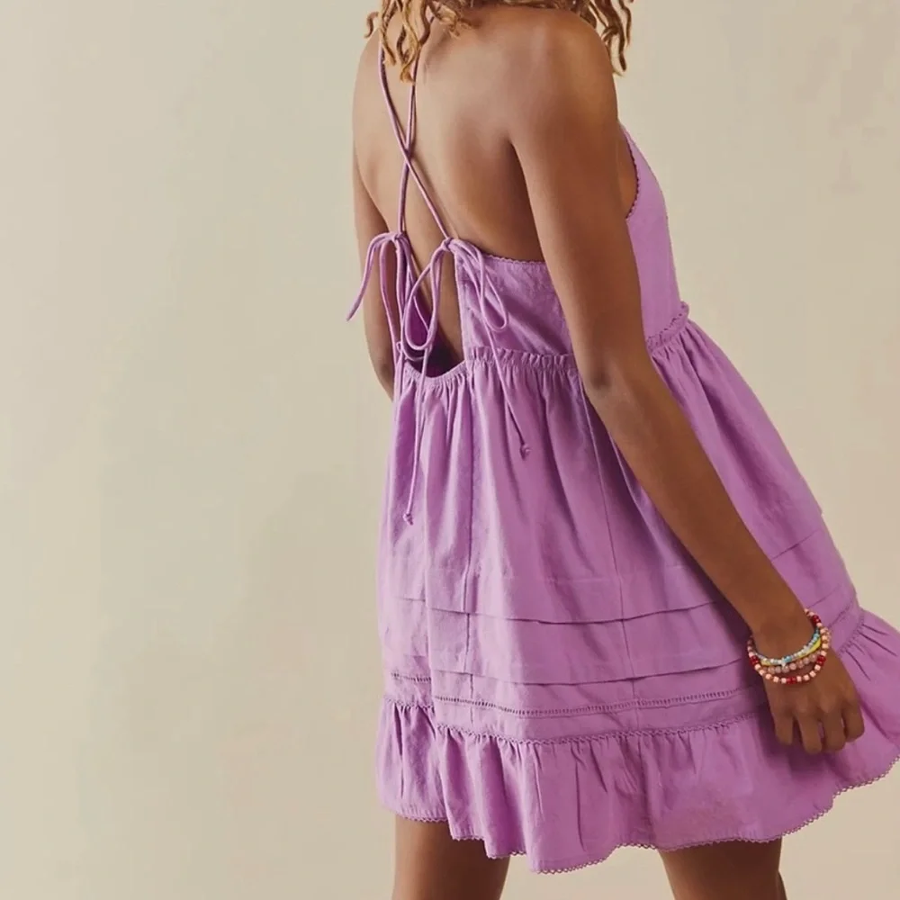 Free People "Desert Days" Mini Dress Size Medium - Picture 6 of 16